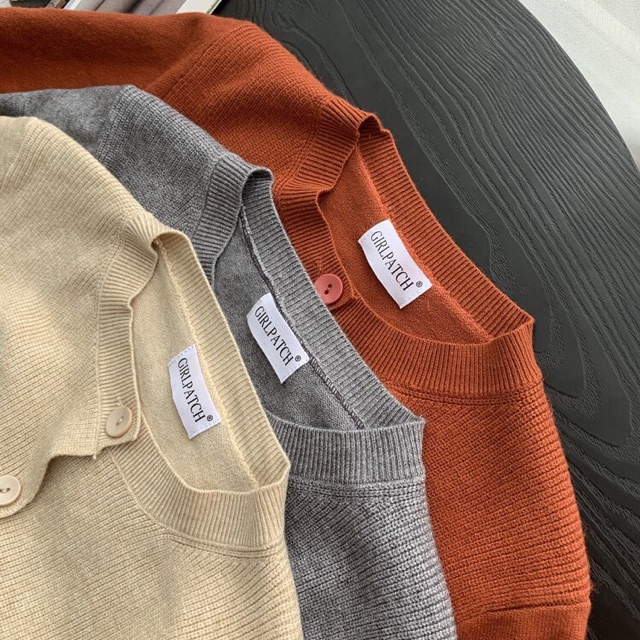 Áo khoác len cardigan giá xinh cho mùa thu, đông