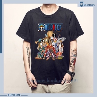 Áo Thun One Piece Lufy Mũ Rơm Hai Màu Trắng Đen Giá Rẻf