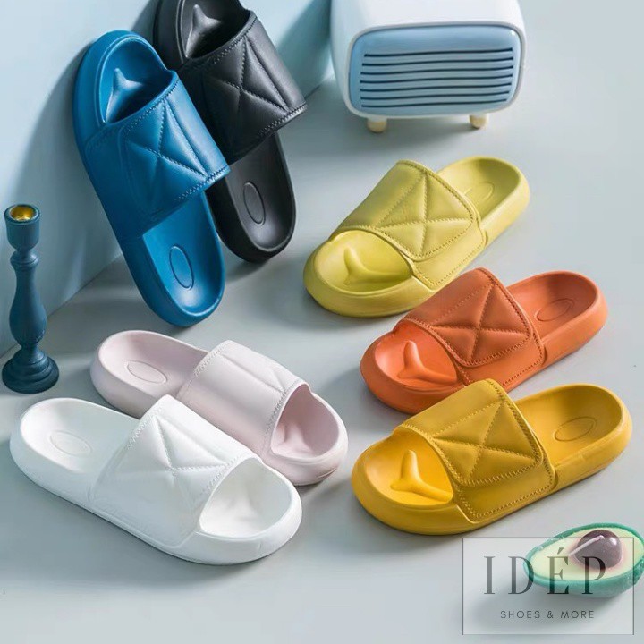 [Mã SKAMLTSM9 giảm 10% đơn 99K] Dép bánh mì quai ngang chữ X DUWA Unisex cao 3cm siêu nhẹ - DL092