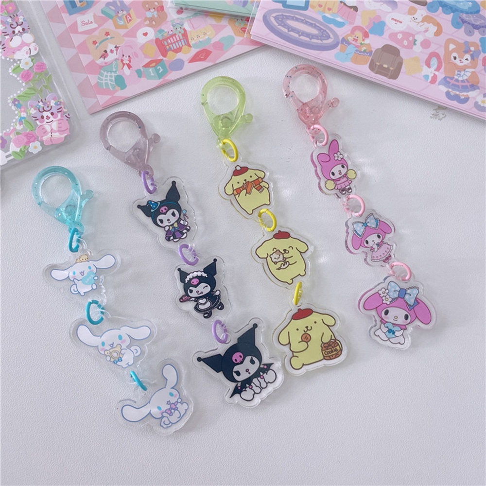 SANRIO Móc Khóa Nhân Vật Hoạt Hình Kuromi Dễ Thương
