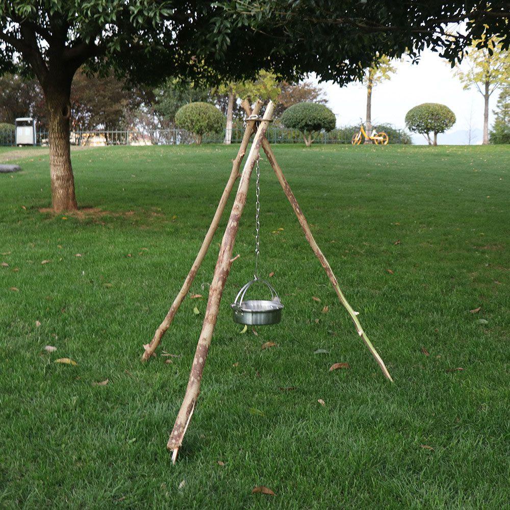 Giá Đỡ Ba Chân Bằng Thép Không Gỉ TAYLOR1 Thiết Kế Nhỏ Gọn Tiện Dụng Cho Tiệc Nướng Bbq / Cắm Trại