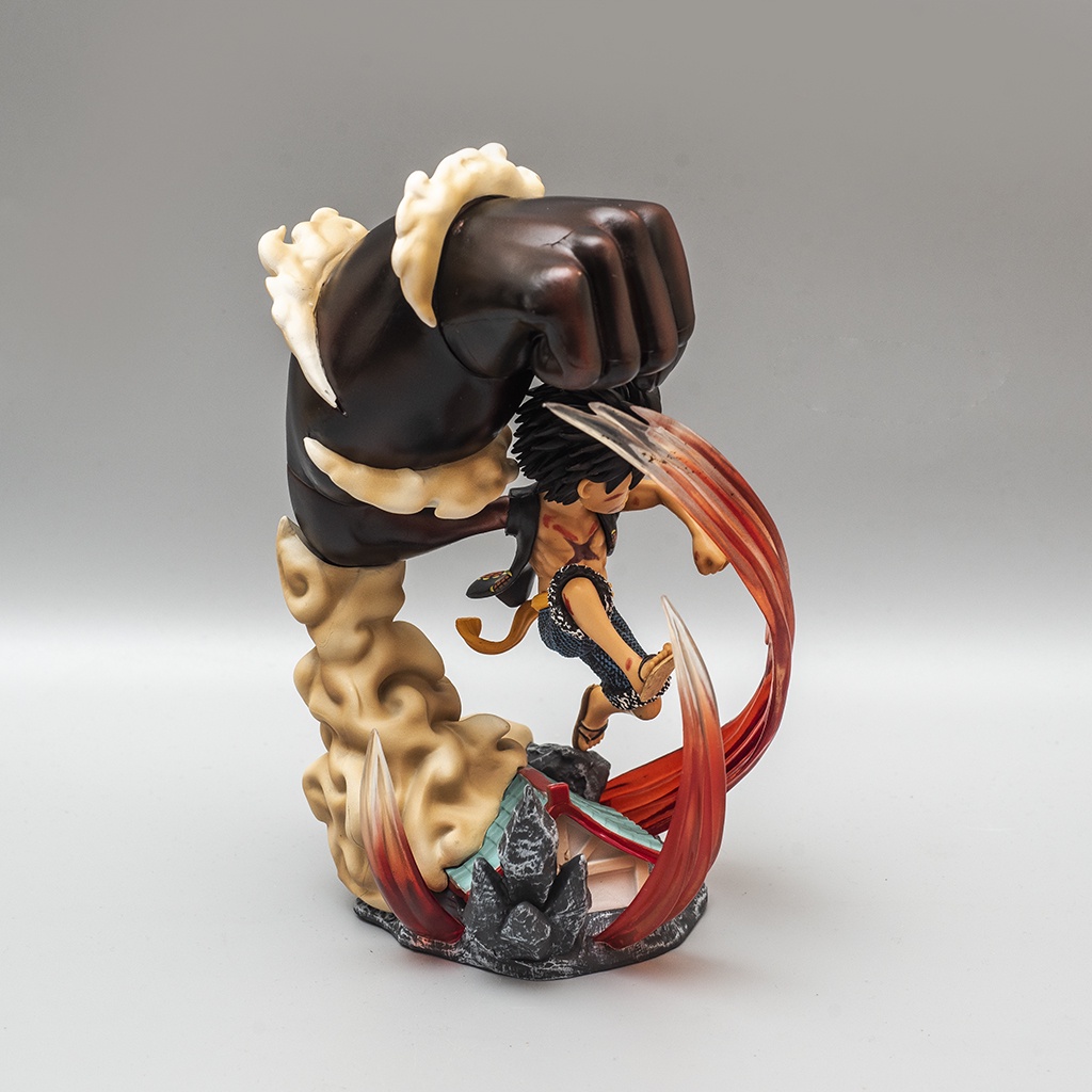 Mô hình One Piece Luffy Gear 3 cao 23cm LF09 - Mô hình trang trí One Piece Luffy Mũ Rơm Haki Shop