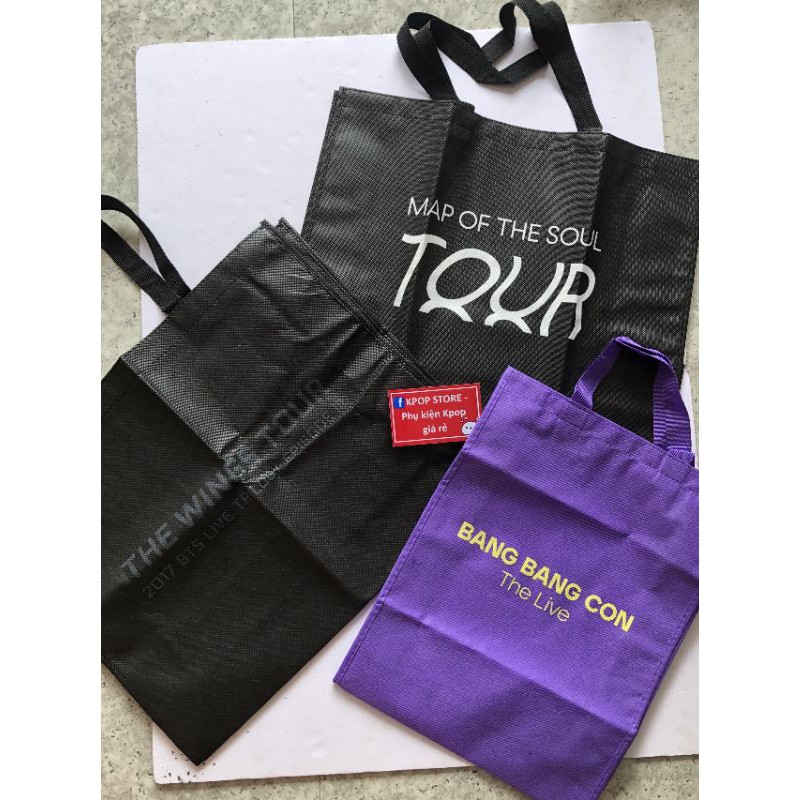 chính hãng Shopper Bag Tour MOTS7, BBC, The Wings Tour