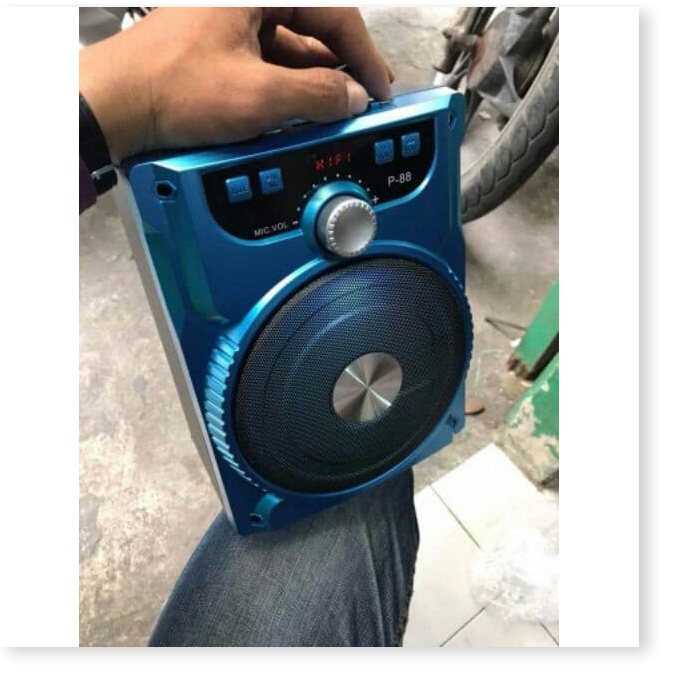Loa kéo mini di động hát karaoke kết nối bluetooth loại tốt + Tặng kèm micro