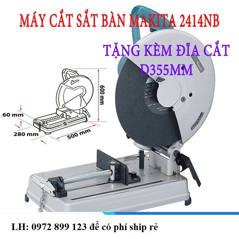 Máy cắt sắt bàn Makita-2414NB