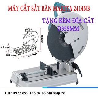 Máy cắt sắt bàn Makita-2414NB