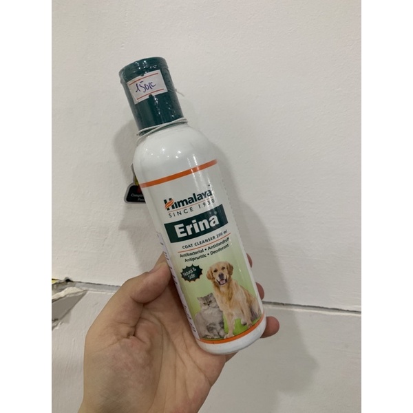 sữa tắm thảo dược cho chó mèo Erina coat cleanser 200ml
