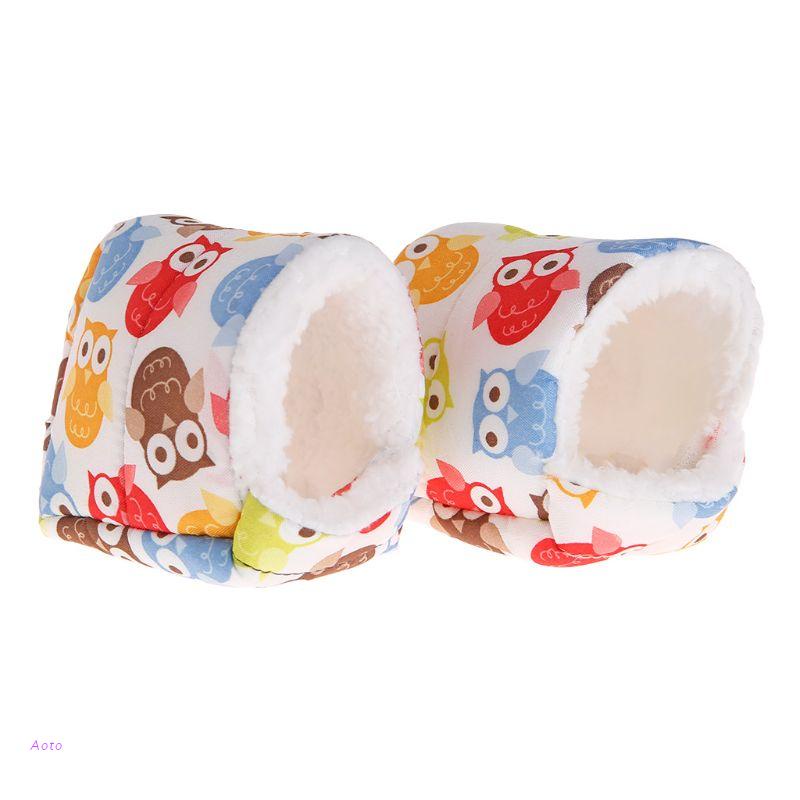 Giường Ngủ Vải Lông Giữ Ấm Mùa Đông Cho Hamster/Chim Cú Mèo