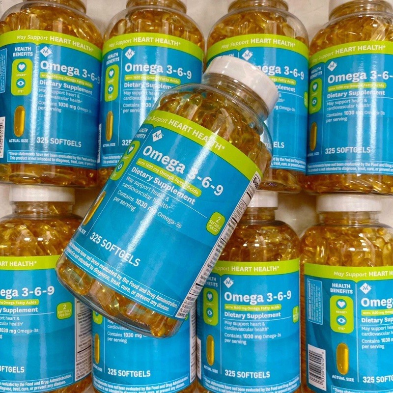 OMEGA 3-6-9 1600MG 325V CỦA MỸ