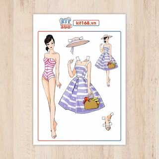 Đồ chơi cắt thủ công Búp bê giấy Set BBG 0004