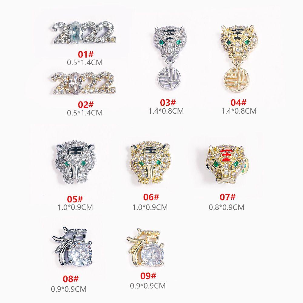 Hình Dán 3D DYRUIDOJ|Phụ Kiện Trang Trí Móng Tay Chủ Đề Năm Mới 2022|Bảng Màu Phấn Mắt Nhiều Màu Sắc Thời Trang|Phụ Kiện Trang Trí Móng Tay 3D Xinh Xắn