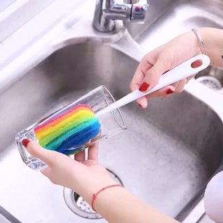 Dụng Cụ Cọ Rửa Ly Cốc Chén Đa Năng 7 Màu