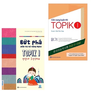 Sách - combo bứt phá điểm thi topik 1