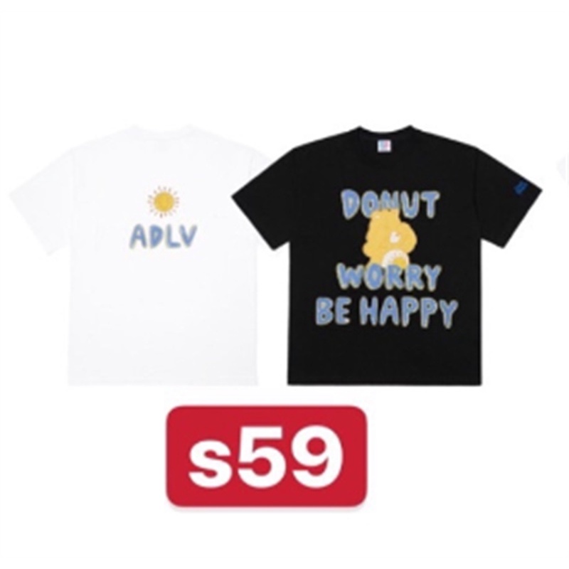 Áo Thun Tay Ngắn In Chữ AD&amp;V Thời Trang Cho Nam Và Nữ