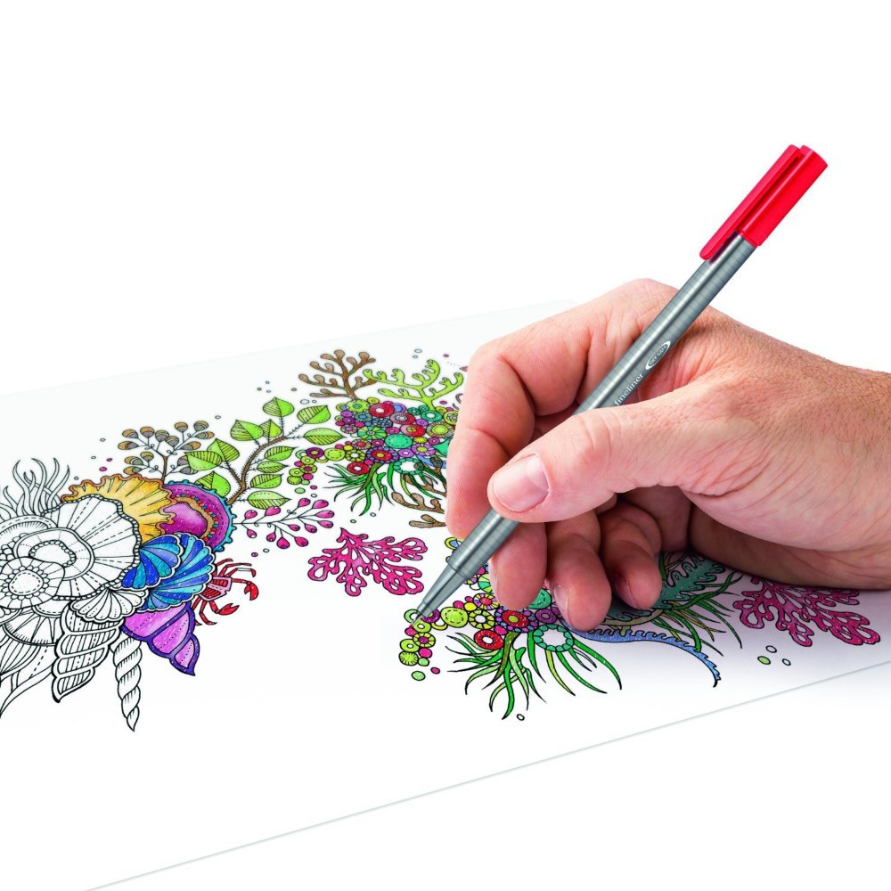 Bút dạ kim triplus ® fineliner 334, bút kim màu Staedtler, line màu