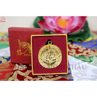 MẶT ĐEO ĐỒNG 3.5CM (TARA XANH - LIÊN HOA SANH - HOÀNG THẦN TÀI) [PBMC]