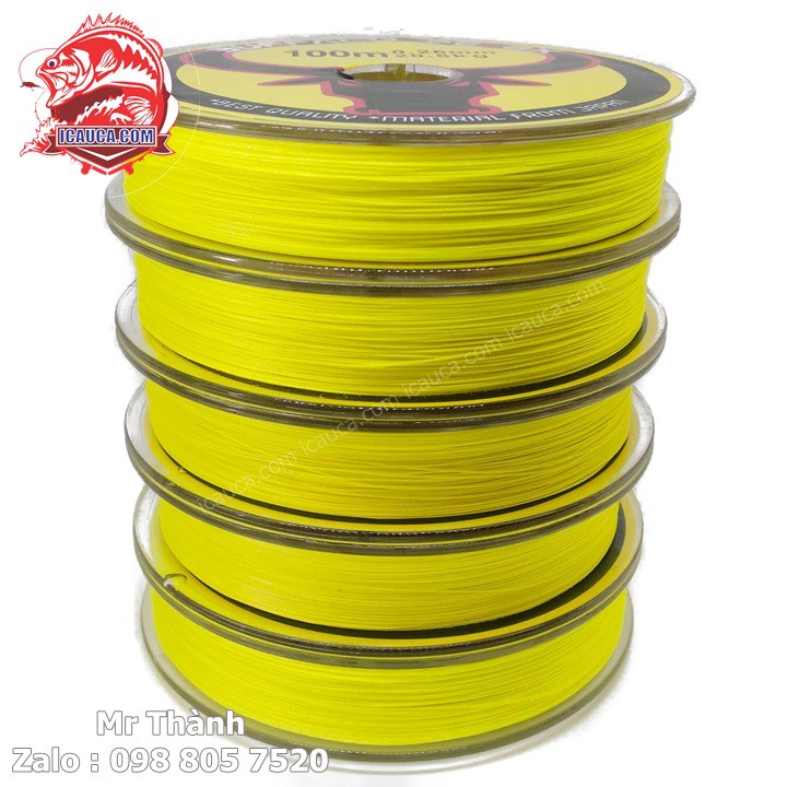 Dây Pe 8x Buffalo chuyên dùng làm trục câu lure lóc chẽm tráp hanh mú nhồng