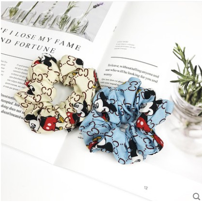 Dây buộc tóc, Cột tóc Scrunchies Chuột Mickey