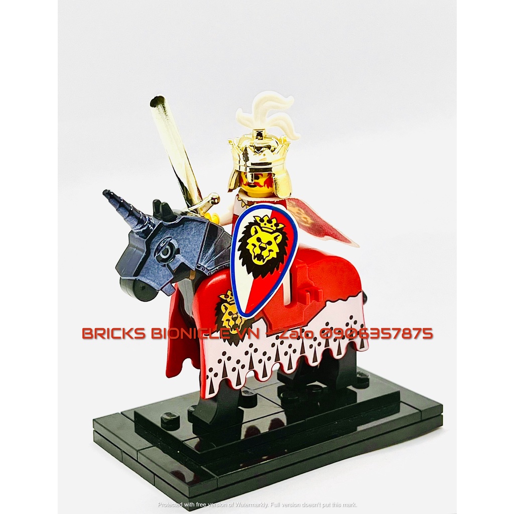 LEGO MINIFIGURES - ĐỒ CHƠI XẾP HÌNH LEGO NHÂN VẬT - CASTLE SYSTEM ROYAL KNIGHT - NHÀ VUA HOÀNG GIA