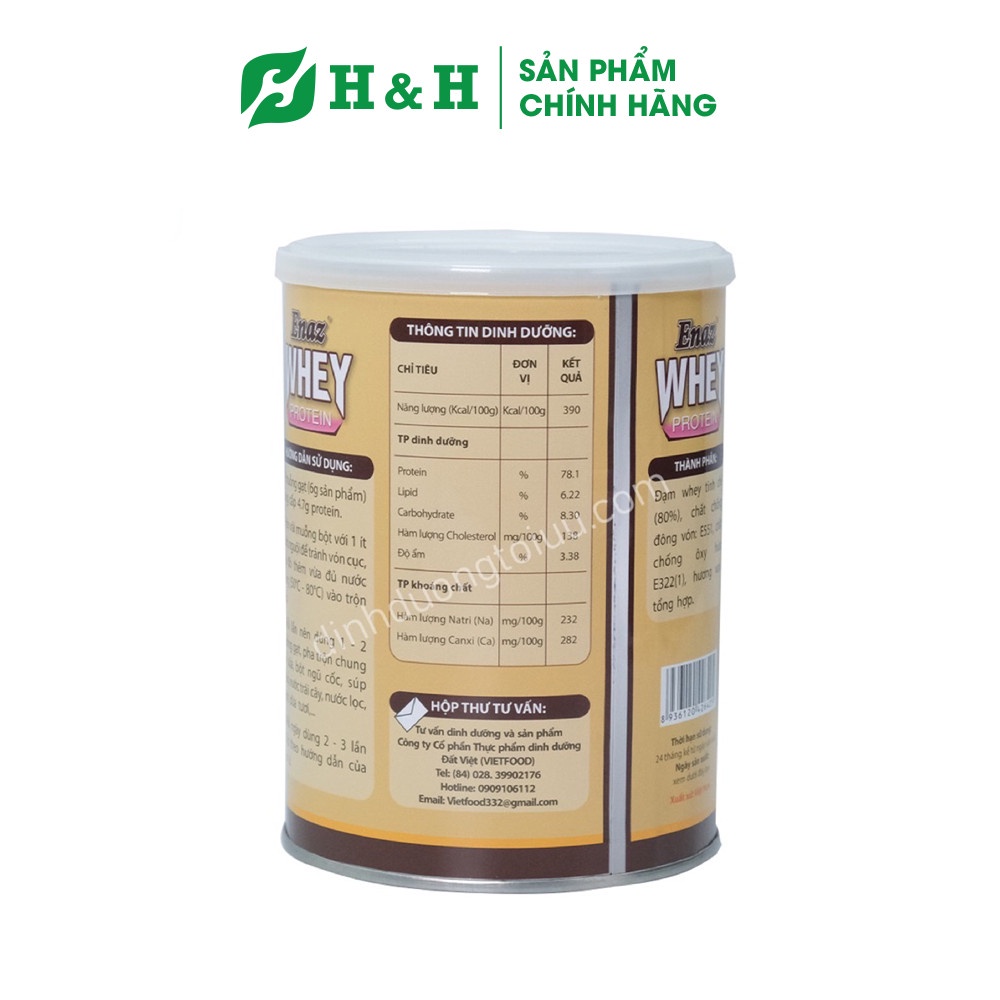 Bột Enaz Whey Protein bổ sung chất đạm cho người suy kiệt, ăn uống kém - 300g