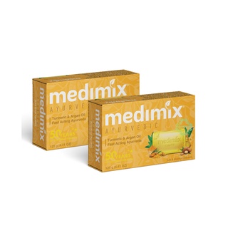 Set 2 Xà Phòng Medimix Nghệ & Dầu Argan 125g/bánh