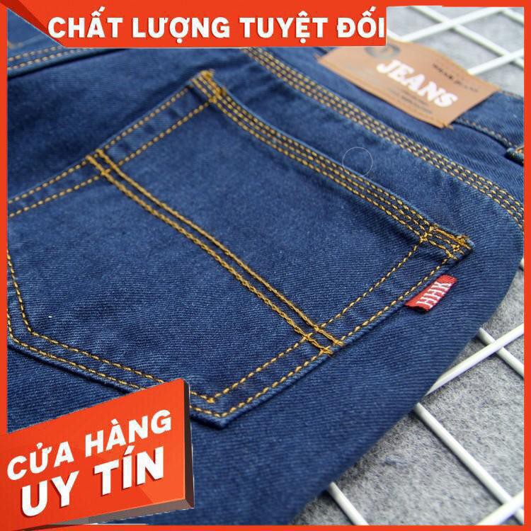 Combo 3 quần shorts jeans nam vải dày 3 màu xanh nhạt, xanh đậm, xanh đen - Hàng nhập khẩu