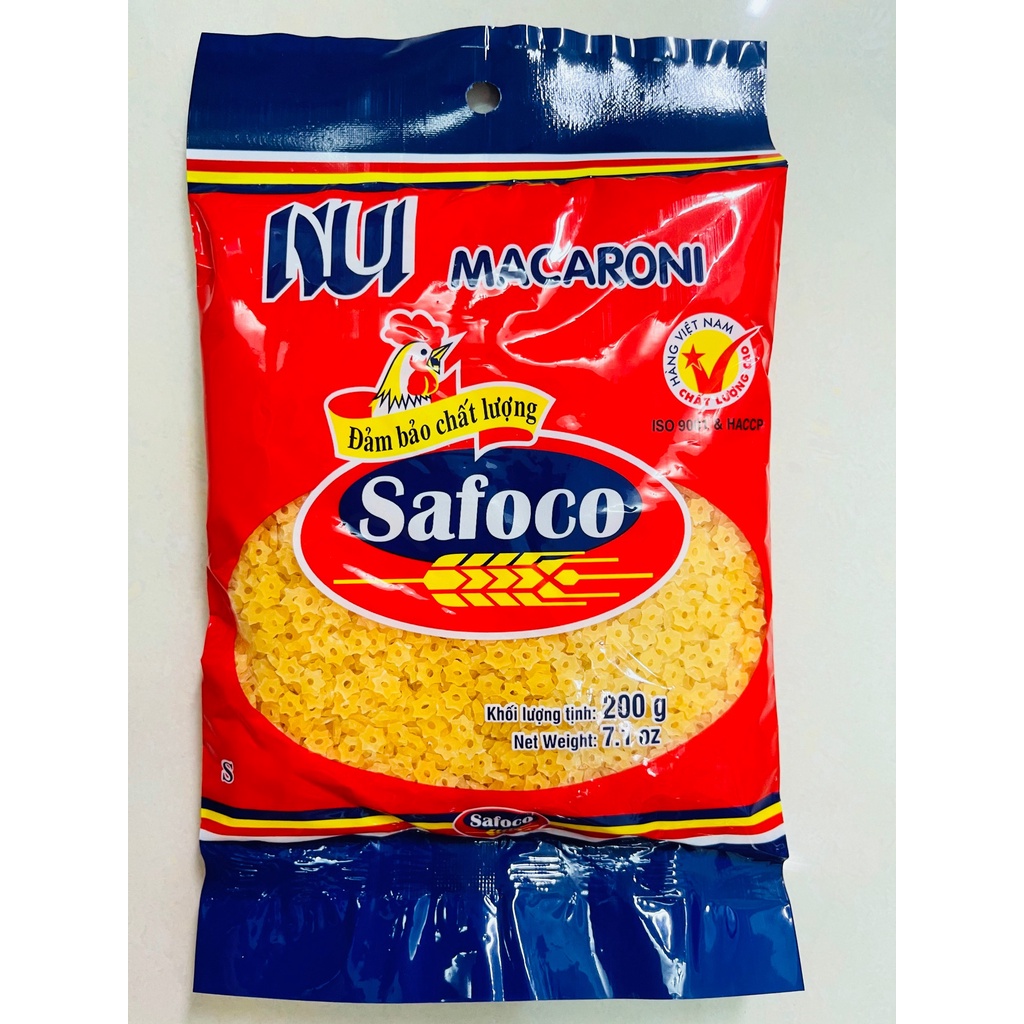 Nui ngôi sao Safoco gói 200g - 500gr dành cho bé