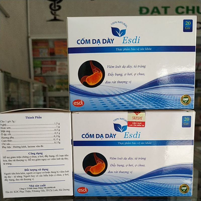 Combo 2hộp Cốm dạ dày Esdi cam kết hiệu quả 💯 sau hộp đầu tiên