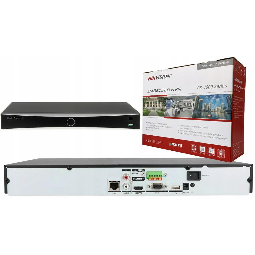 Đầu ghi hình camera IP 32 kênh HIKVISION DS-7732NXI-K4 hỗ trợ 32 kênh ip camera lên đến 12.0MP -Hàng Chính Hãng Bh 2 Năm