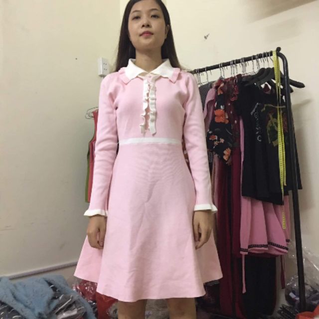 Đầm len tiểu thư