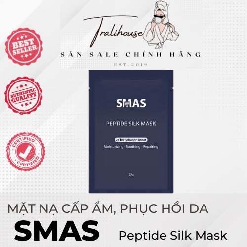 Mặt nạ Smas Peptide Silk Mask cấp ẩm làm dịu da