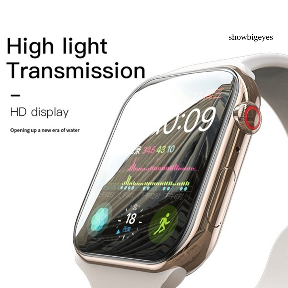 Miếng Dán Màn Hình Chống Sốc Sh-C 38 / 40 / 42 / 44mm Cho Iwatch 1 2 3 4