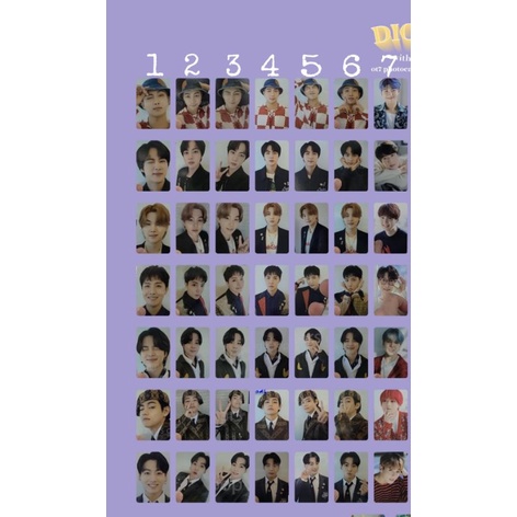 Card Dicon BTS official