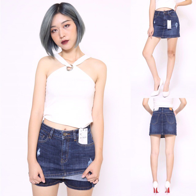 Chân váy bò , chân váy Jean có quần bên trong  rách VNXK -Hàng nhập khẩu | BigBuy360 - bigbuy360.vn
