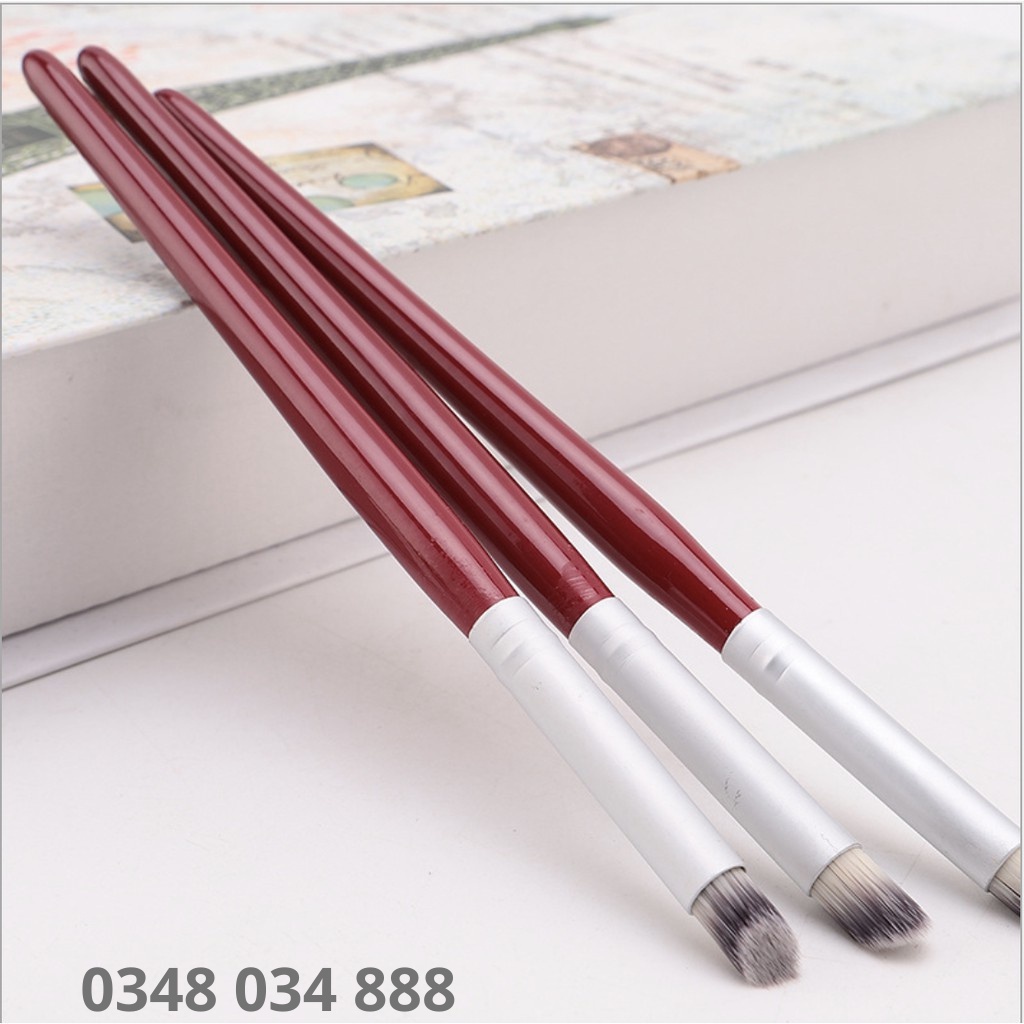 Cọ ombre cán gỗ đầu xiên