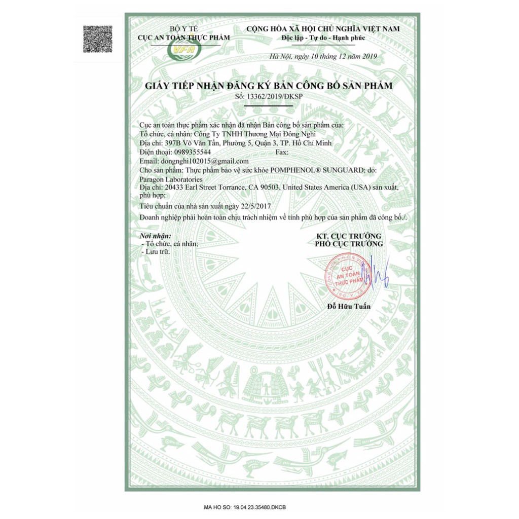 Viên Uống Chống Nắng Nội Sinh Murad Pomphenol Sunguard Dietary Supplement Murad