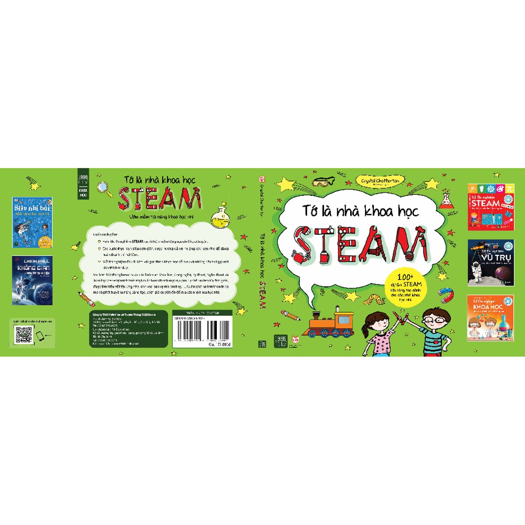 [Mã LIFE10K15 giảm 10K đơn 20K] Sách - Tớ Là Nhà Khoa Học STEAM