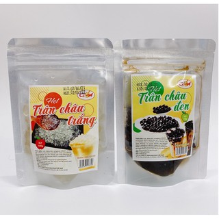 TRÂN CHÂU ĐEN - TRÂN CHÂU TRẮNG TÚI ZIP 100G