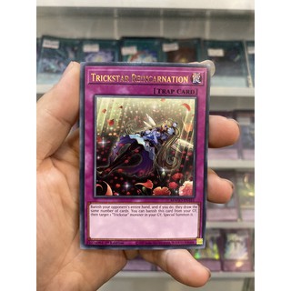 Thẻ Bài Lẻ YugiOh! Mã MAGO-EN161 - Trickstar Reincarnation - Gold-Letter Rare - 1st Edition