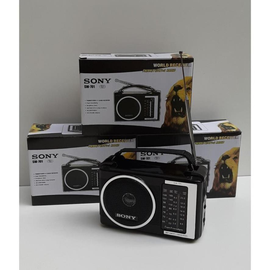 Đài sony Radio FM, AM ,SW 701 ( bảo hành 3 tháng) Hàng nội địa Trung quốc xịn