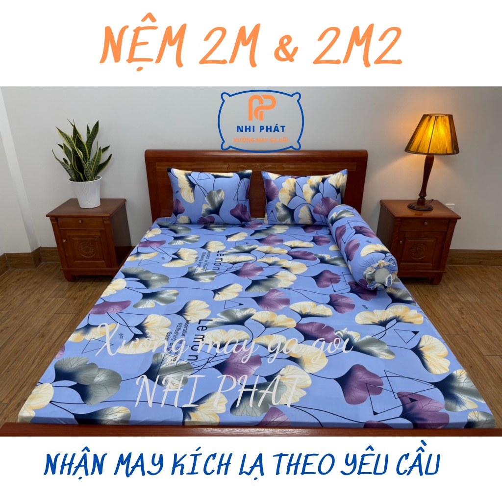 Ga giường thun hàn quốc, drap lẻ không áo gối size lớn 2mX2m,2mx2m2 ,nhận may theo yêu cầu - XƯỞNG MAY GA GỐI NHI PHÁT