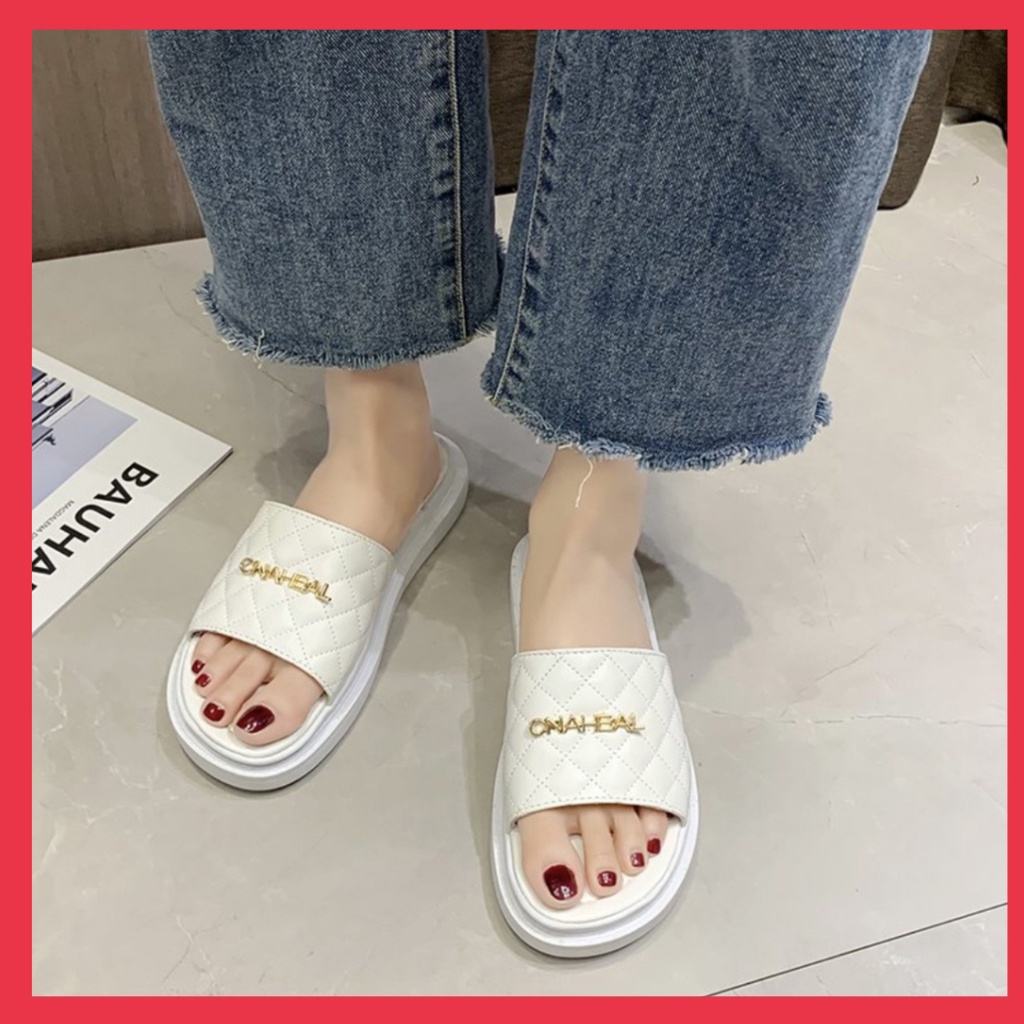 Dép Bánh Mì Nữ Dép Quai Ngang Đế Pu Mềm Siêu Nhẹ Êm Trẻ Trung Sang Chảnh