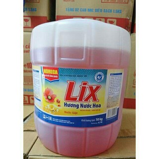 Nước giặt Lix can 10kg