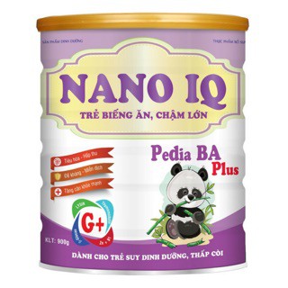 Sữa Nano IQ Pedia BA Plus hộp 900g date mới nhất hộp 900g ( KÈM QUÀ)