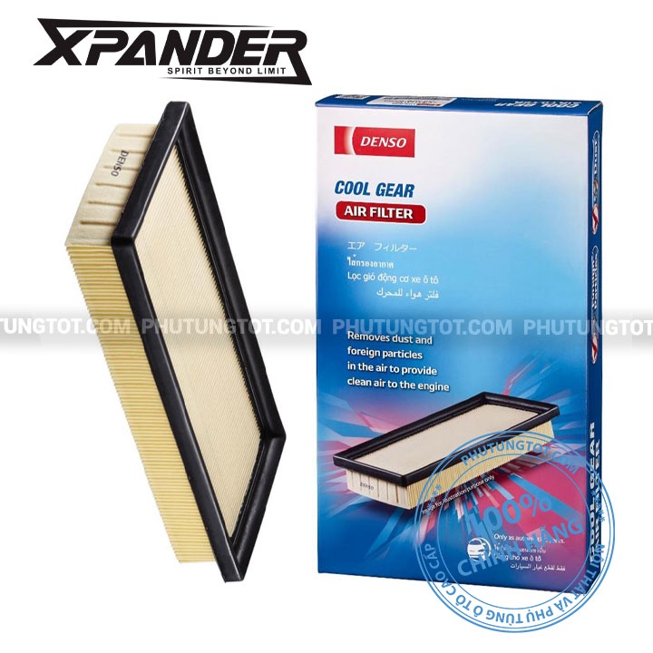 Lọc gió động cơ Mitsubishi Xpander chính hãng Denso Cool Gear Air Filter 260300-0800