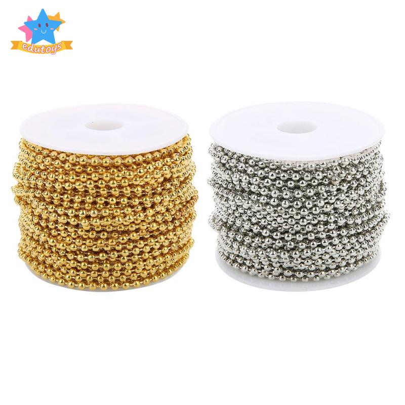 Cuộn Dây Chuỗi Hạt Bằng Sắt 10 Yard 1.5mm Dùng Làm Trang Sức DIY