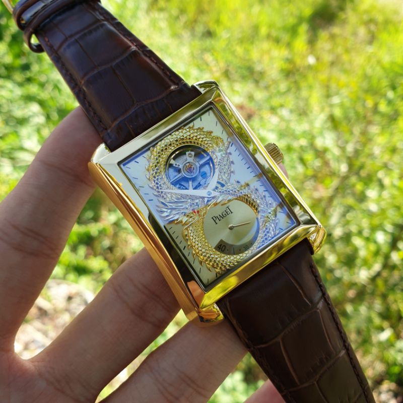 [vip] Đồng hồ nam PIAGET - cơ lên cót tay - bảo hành 12 tháng