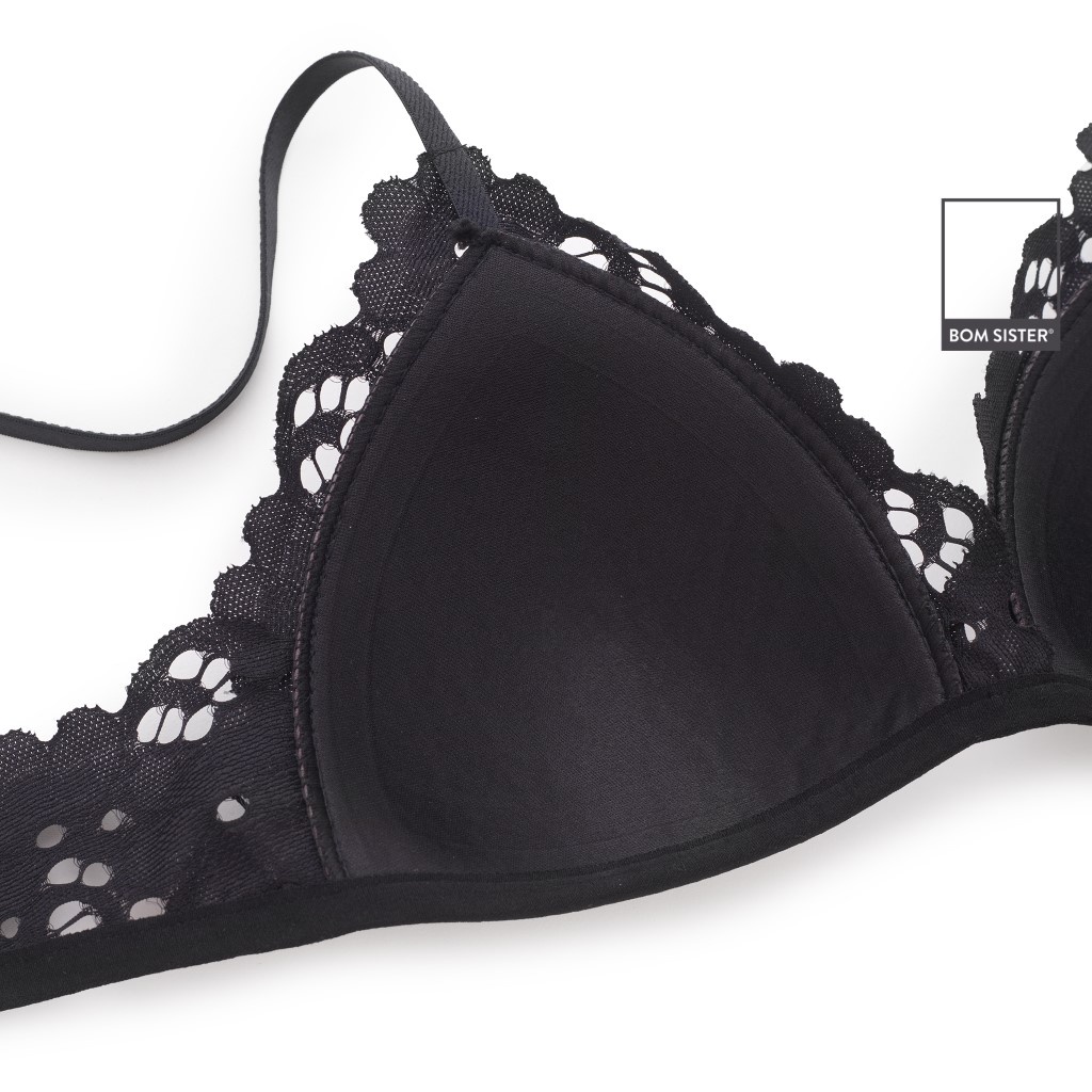 [Mã FARSBRBOM1 giảm 10% đơn 99K] Áo Lót Mút Mỏng Chất Ren Không Gọng Nâng Ngực Tự Nhiên BOM SISTER BR1029 | BigBuy360 - bigbuy360.vn