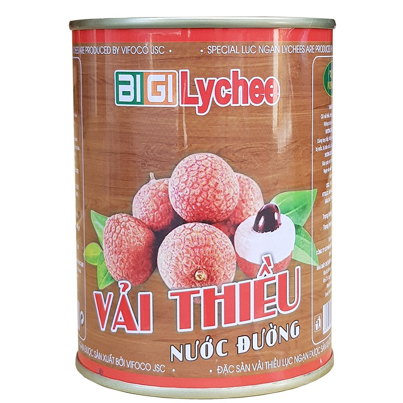 Vải thiều Lục Ngạn lon 565G