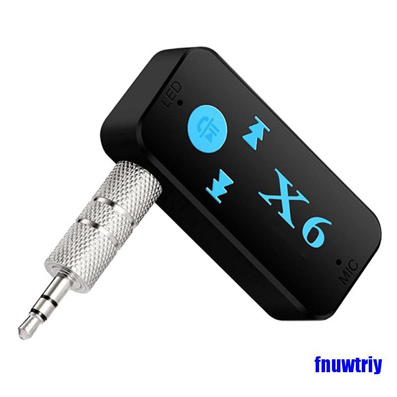 [COD]X6 Wireless Bluetooth Receiver 3.5mm Jack AUX Audio Stereo Music MIC Car Adapter